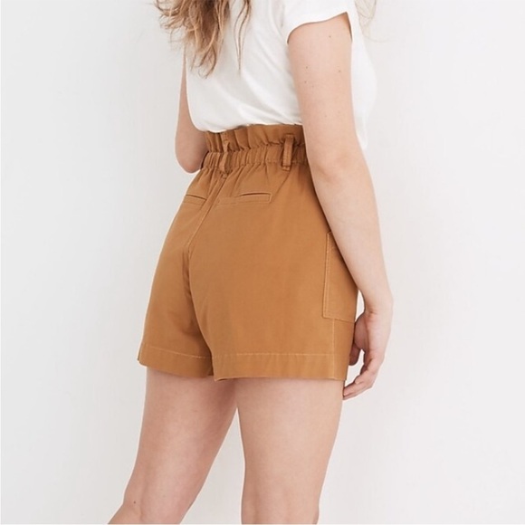 Madewell High Waisted Paperbag Utility Shorts Small - Picture 14 of 15